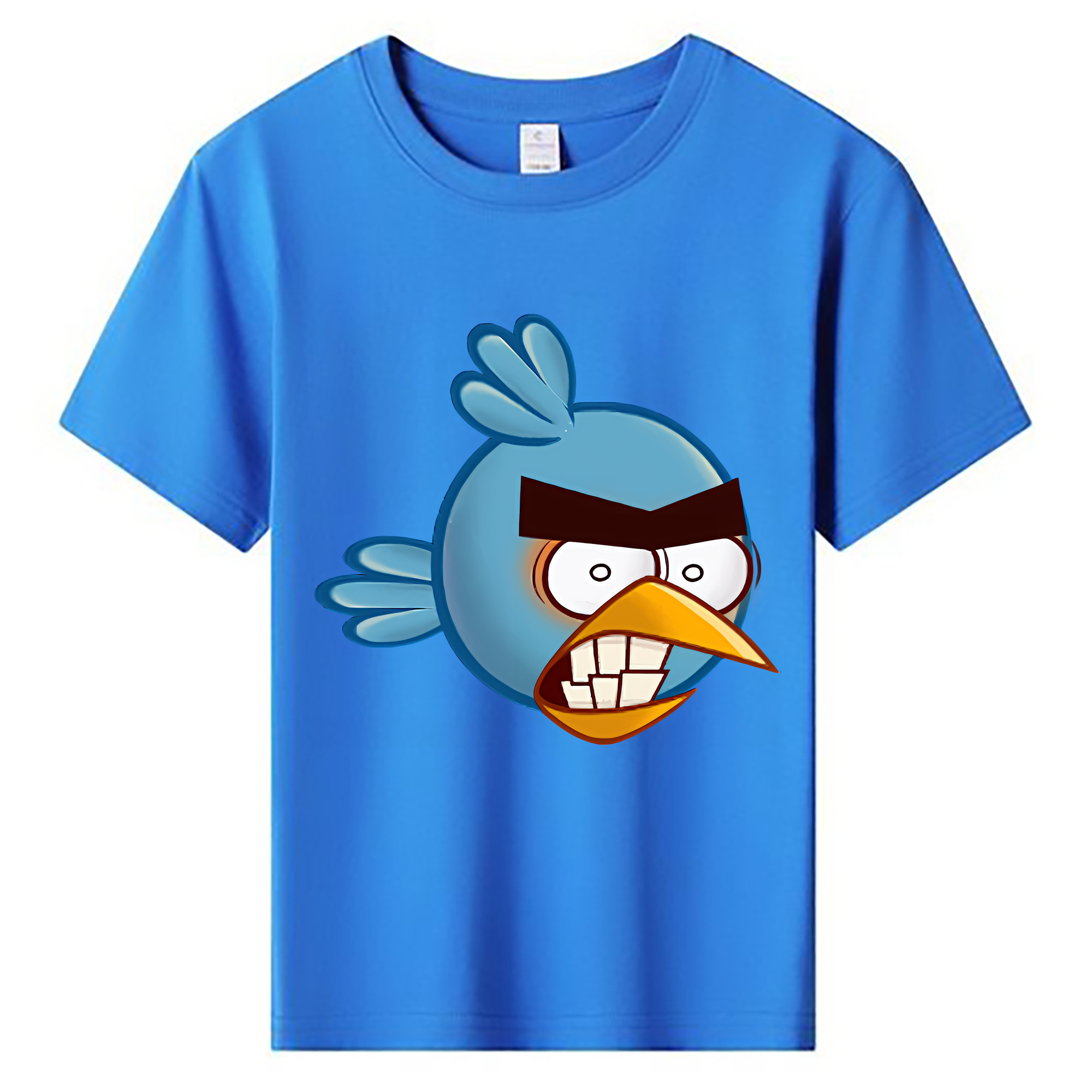 （画像用） Angry Birds アングリーバード 綿100％キッズTシャツ（フロントプリント）